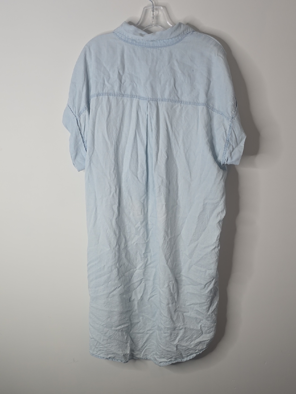 Plus Size Silver Jeans Light Blue Button Up Jean Dress - Picture 7 of 8